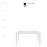 mini: Lampa sufitowa IMAGO nowoczesna czarna E14 10W LED (8)