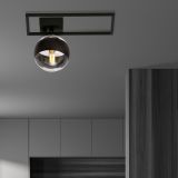mini: Lampa sufitowa IMAGO nowoczesna czarna E14 10W LED (5)