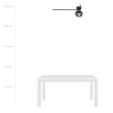 mini: Lampa sufitowa IMAGO nowoczesna czarna E14 10W LED (8)