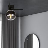 mini: Lampa sufitowa IMAGO nowoczesna czarna E14 10W LED (4)