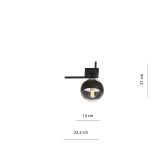 mini: Lampa sufitowa IMAGO nowoczesna czarna E14 10W LED (7)