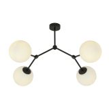 Lampa sufitowa SPACE nowoczesna czarna E14 10W LED