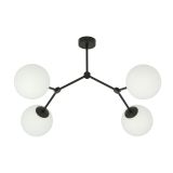 Lampa sufitowa SPACE nowoczesna czarna E14 10W LED