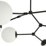 Lampa sufitowa SPACE nowoczesna czarna E14 10W LED