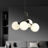 mini: Lampa wisząca NOVA nowoczesna czarna E14 10W LED (4)