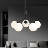 mini: Lampa wisząca NOVA nowoczesna czarna E14 10W LED (4)