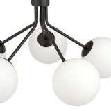 mini: Lampa wisząca NOVA nowoczesna czarna E14 10W LED (5)