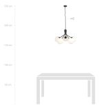 mini: Lampa wisząca NOVA nowoczesna czarna E14 10W LED (8)