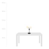 mini: Lampka biurkowa NOVA nowoczesna czarna E14 10W LED (4)