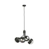 mini: Lampa wisząca NOVA nowoczesna czarna E14 10W LED (2)