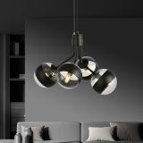 mini: Lampa wisząca NOVA nowoczesna czarna E14 10W LED (4)