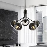 mini: Lampa wisząca NOVA nowoczesna czarna E14 10W LED (3)