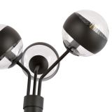 mini: Lampa podłogowa NOVA nowoczesna czarna E14 10W LED (3)