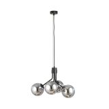 mini: Lampa wisząca NOVA nowoczesna czarna E14 10W LED (2)
