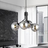 mini: Lampa wisząca NOVA nowoczesna czarna E14 10W LED (3)