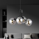 mini: Lampa wisząca NOVA nowoczesna czarna E14 10W LED (4)