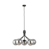 mini: Lampa wisząca NOVA nowoczesna czarna E14 10W LED (2)