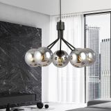 mini: Lampa wisząca NOVA nowoczesna czarna E14 10W LED (3)