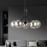 mini: Lampa wisząca NOVA nowoczesna czarna E14 10W LED (4)