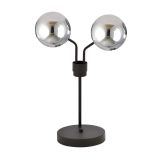 mini: Lampka biurkowa NOVA nowoczesna czarna E14 10W LED (2)
