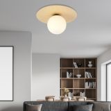 mini: Lampa sufitowa KENZO nowoczesna brązowa E14 10W LED (4)