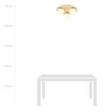 mini: Lampa sufitowa KENZO nowoczesna brązowa E14 10W LED (6)