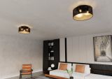 mini: Lampa sufitowa ASTON nowoczesna czarna E27 15W LED (6)