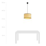 mini: Lampa wisząca ASTON nowoczesna czarna E27 15W LED (7)
