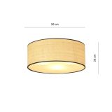 mini: Lampa sufitowa ASTON nowoczesna czarna E27 15W LED (6)