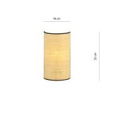 mini: Kinkiet ASTON boho czarny E14 10W LED (4)