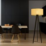 mini: Lampa podłogowa ASTON nowoczesna czarna E27 15W LED (4)