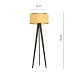 mini: Lampa podłogowa ASTON nowoczesna czarna E27 15W LED (7)