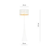 mini: Lampa podłogowa ESTRELLA nowoczesna czarna E27 15W LED (7)