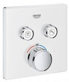 Bateria Termostatyczna Do Obsługi Dwóch Wyjść Wody Grohtherm SmartControl Moon White 29156LS0 Grohe