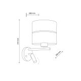 mini: CALMA KINKIET 1XE27+G9 (8)