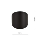 mini: Kinkiet FORM minimalistyczny czarny G9 8W LED (6)