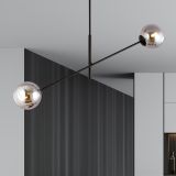 mini: Lampa wisząca LINEAR nowoczesna czarna E14 10W LED (4)
