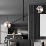 mini: Lampa wisząca LINEAR nowoczesna czarna E14 10W LED (5)