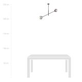 mini: Lampa wisząca LINEAR nowoczesna czarna E14 10W LED (7)