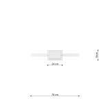 Lampa Wisząca Rio 78 Czarny LED 3000K TH.118 Sollux