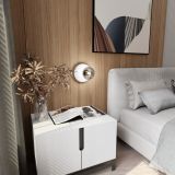 mini: Kinkiet OSLO skandynawski biały E14 10W LED (6)