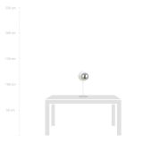 mini: Lampka biurkowa OSLO nowoczesna biała E14 10W LED (5)