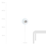 mini: Lampa podłogowa OSLO nowoczesna biała E14 10W LED (5)