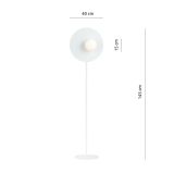 mini: Lampa podłogowa OSLO nowoczesna biała E14 10W LED (4)