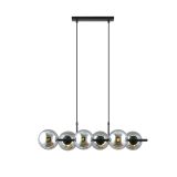 mini: Lampa wisząca RORY 6 nowoczesna czarna E14 10W LED (1)