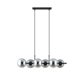 mini: Lampa wisząca RORY 6 nowoczesna czarna E14 10W LED (2)