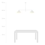 mini: Żyrandol MAVERICK skandynawski biały E27 15W LED (5)