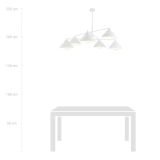mini: Żyrandol MAVERICK skandynawski biały E27 15W LED (5)