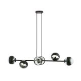 mini: Lampa wisząca ROSSI nowoczesna czarna E14 10W LED (2)