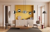 mini: Lampa wisząca ROSSI nowoczesna czarna E14 10W LED (3)
